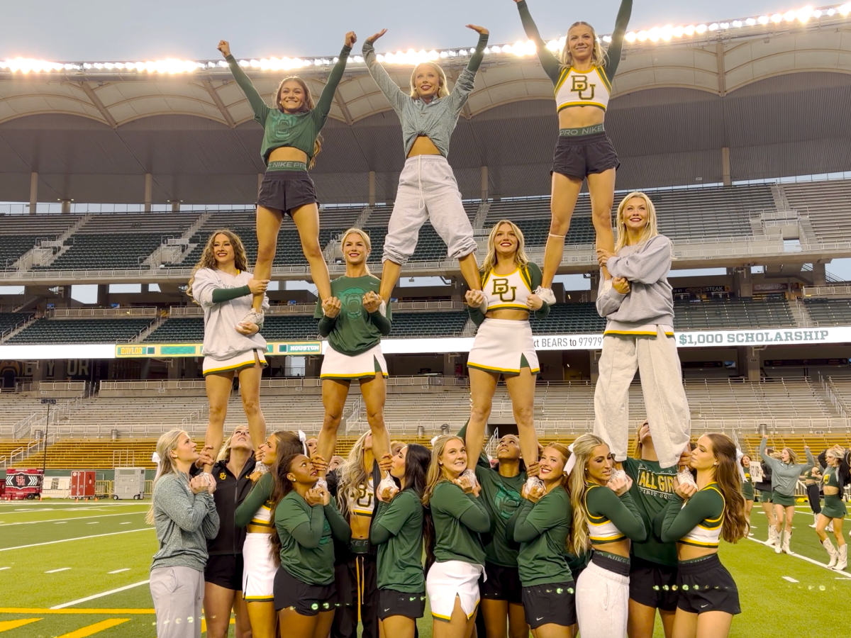 Baylor Cheer brings early morning energy to McLane Stadium every game&nbsp;day